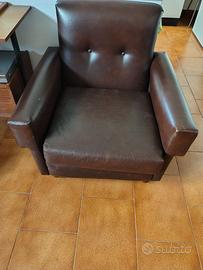 Poltrone in pelle vintage