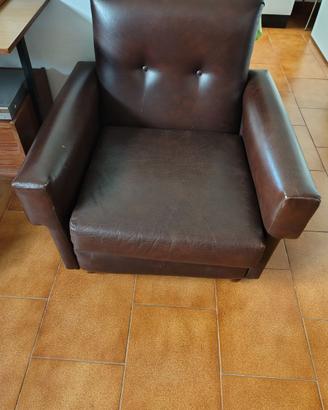 Poltrone in pelle vintage