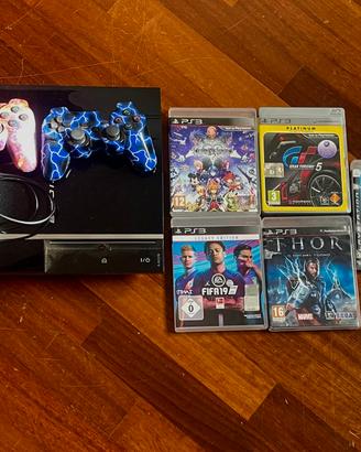 PS 3 Fat con 2 controller e giochi