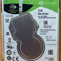 Hard Disk Interno 2,5  Seagate 2TB ST2000LM007