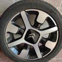 Cerchi lega 17 citroen + pneumatici