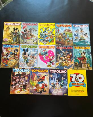 Set di fumetti topolino + fetto anni 70 di topolin