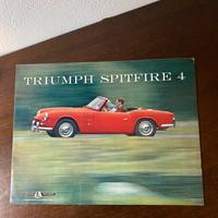 Brochure Depliant Triumph Spitfire 4 1962