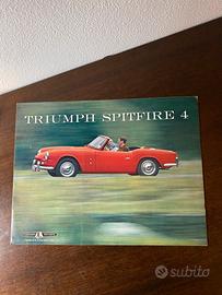 Brochure Depliant Triumph Spitfire 4 1962