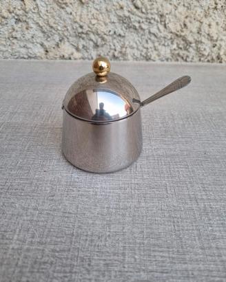 Zuccheriera lavazza Carmencita inox vintage 