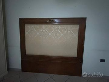Testata letto in legno massello
