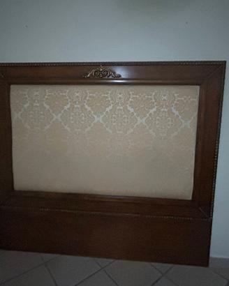 Testata letto in legno massello