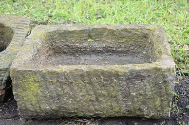 ANTICA VASCA IN PIETRA LAVABO NO MARMO