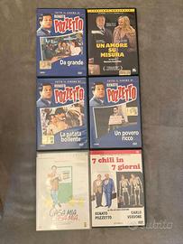 LOTTO STOCK 6 DVD ORIGINALI RENATO POZZETTO