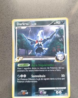 Darkrai G Lv.58 Holo Reverse Rising Rivals Carta P