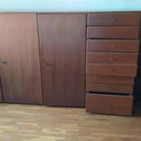 armadio legno massello