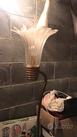 Piantana + 2 applique / lampadari in  vetro MURANO