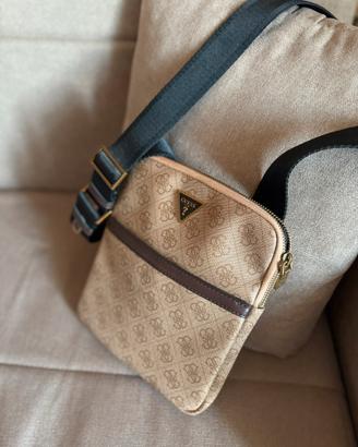 Guess MILANO FLAT - Borsa a tracolla - beige/brown