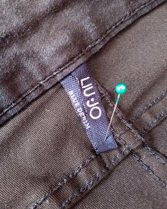 Jeans neri con strass LiuJo. Tg. S.