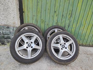 cerchi 16 Citroen e gomme invernali 