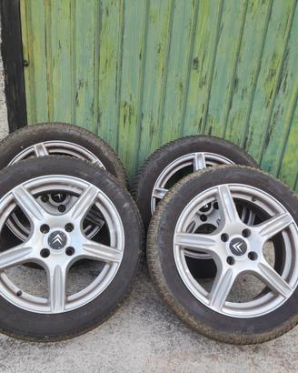 cerchi 16 Citroen e gomme invernali 
