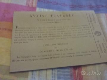 libro   teatro  municipale   Piacenza   RARISSIMo