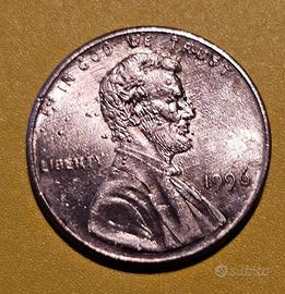 Moneta USA 1 Cent – Penny 1996 – Errore di Conio