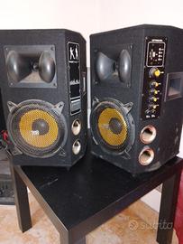 Coppia casse acustiche amplificate 400w