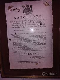 Editto Napoleonico chiamata alla Leva 1810