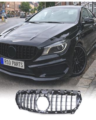 GRIGLIA MERCEDES CLA W117 13-16 LOOK AMG GTR NERO 