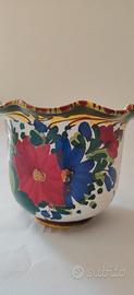 vaso in ceramica di Castelli floreale