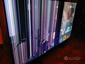 Smart TV 55" PEAQ display guasto 