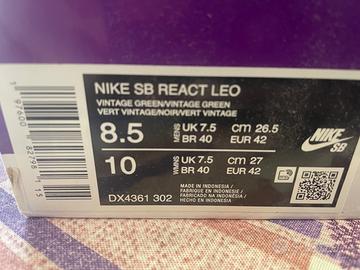 Scarpe Nike sb react Leo  n42