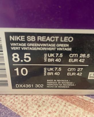 Scarpe Nike sb react Leo  n42