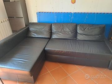 Divano letto angolare/contenitore