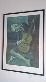 Quadro "The Old Guitarist" di Pablo Picasso