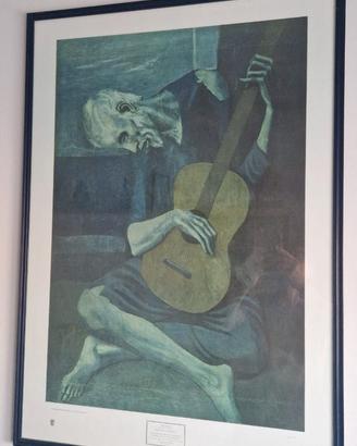 Quadro "The Old Guitarist" di Pablo Picasso