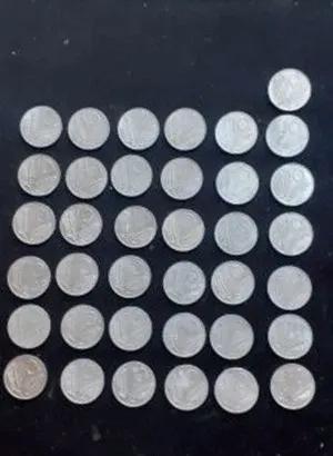 Blocco 37 Monete 10 Lire Aratro Spiga 1951 - 1985