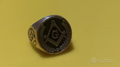 Anello Chevalier massonico