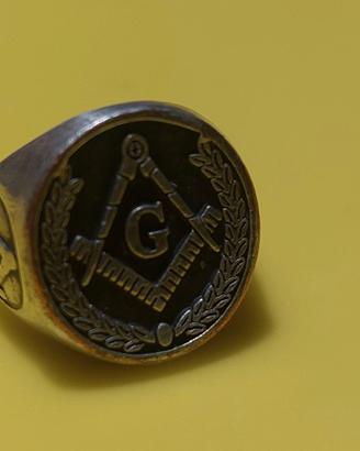 Anello Chevalier massonico