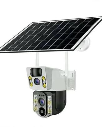 Telecamera Solare Wi-fi o 4g Doppia Lente 8MP 4K