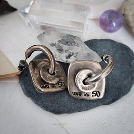 Orecchini Argento marca "Uno De 50"