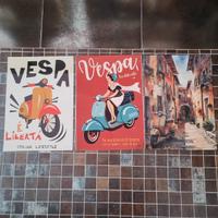 Collezione 3 poster Vespa A3 