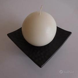 Portacandele giapponese in ceramica