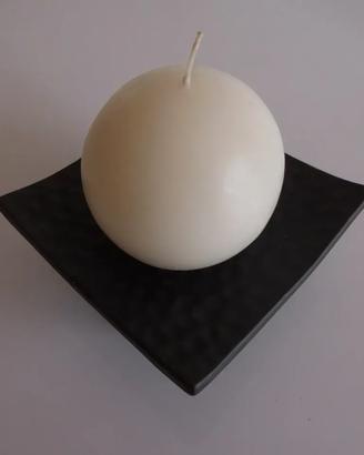 Portacandele giapponese in ceramica