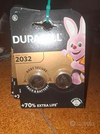 8 X Duracell  Batteria Bottone al Litio 2032