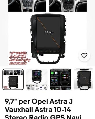 Stereo per astra j mai installato nuovo.