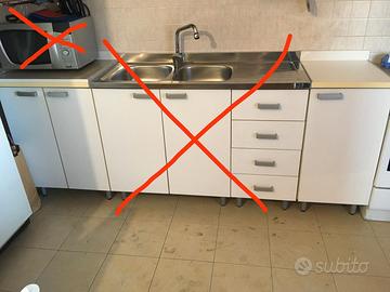 Mobili cucina + Forno a gas Raymond