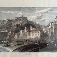 Stampa inglese di Amalfi J. T. Willmore
