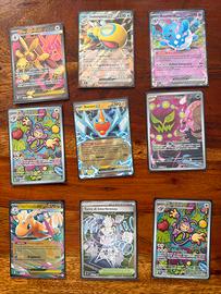 Lotto carte pokemon full art chr charizard