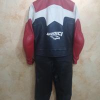 Tuta in pelle moto 