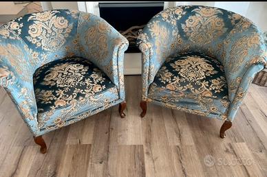 Poltrone vintage anni 50 in copoia