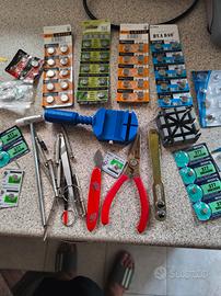 kit dell'orologiaio, batterie