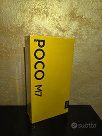 POCO M7 Black 8GB RAM 256GB ROM Nuovo Sigillato