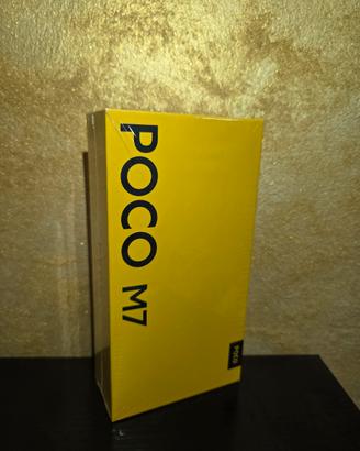 POCO M7 Black 8GB RAM 256GB ROM Nuovo Sigillato